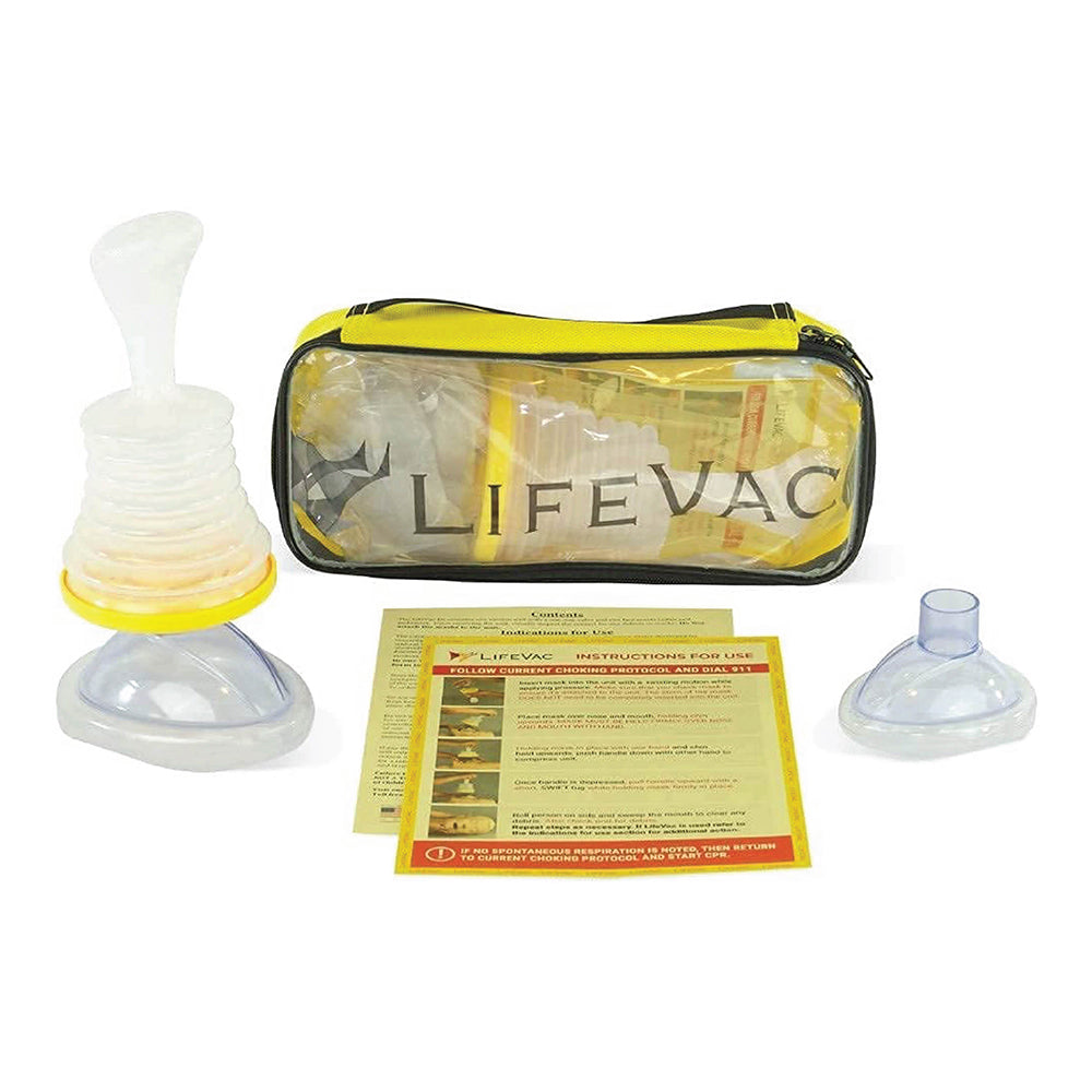 LifeVac Travel Kit - Trusted First Aid Portable Airway Assist Device For Choking Emergencies.