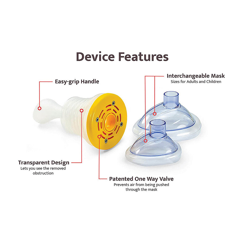 LifeVac Travel Kit - Trusted First Aid Portable Airway Assist Device For Choking Emergencies.