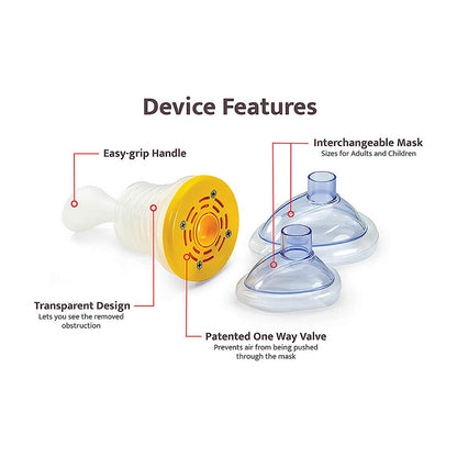 LifeVac Travel Kit - Trusted First Aid Portable Airway Assist Device For Choking Emergencies.